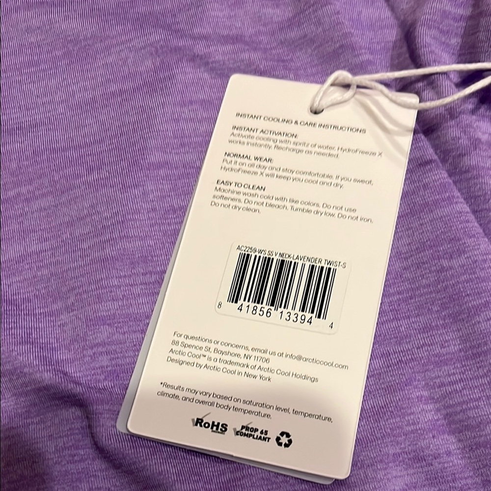 Purple Fitted Short Sleeve T-Shirt - Picture 3 of 6